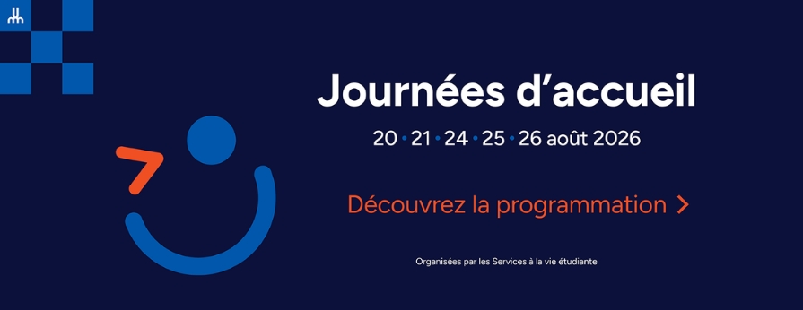 Visuel - Journées d'accueil A2026